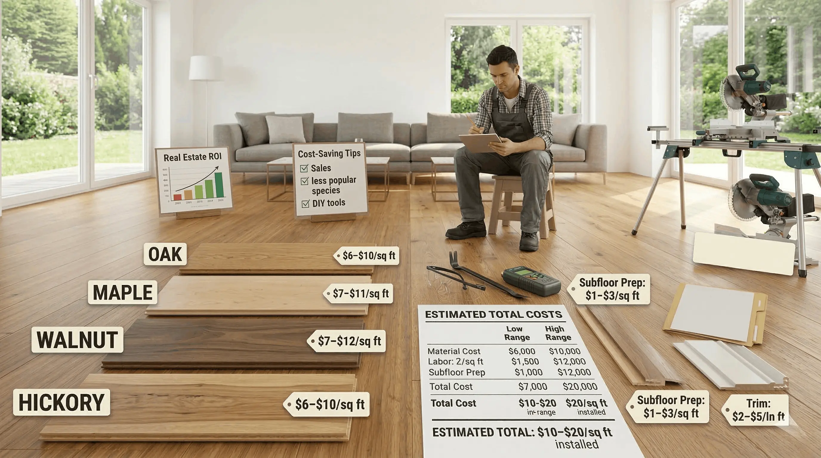 How Much Does Hardwood Flooring Cost in 2025?
